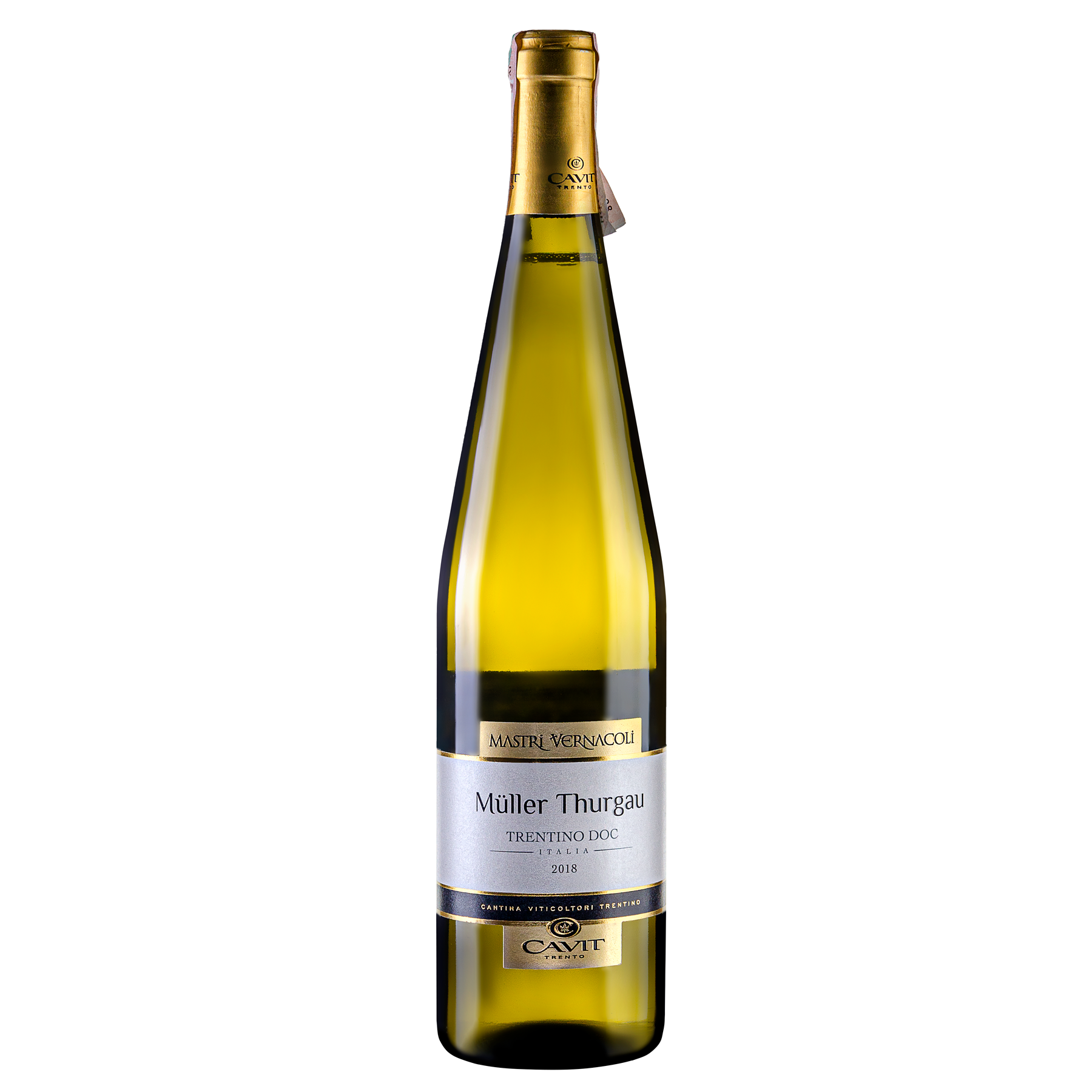 Вино Кавіт Мастрі Вернаколі Мюллер Тургау 13% біл сух 0,75л